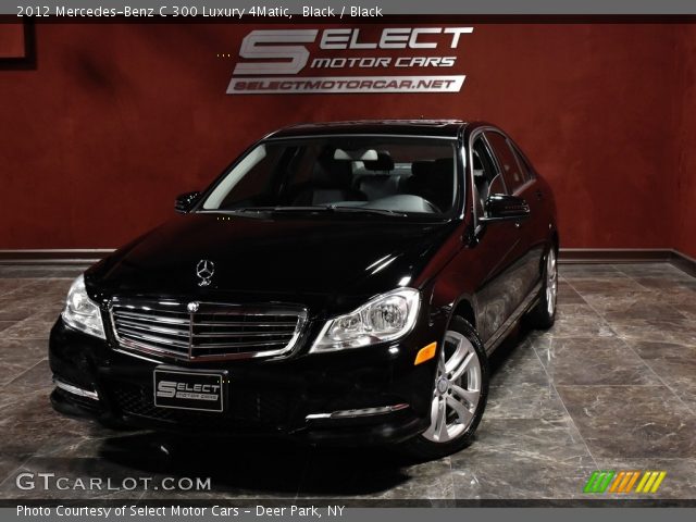 2012 Mercedes-Benz C 300 Luxury 4Matic in Black