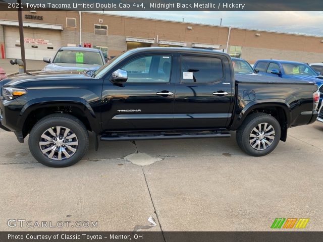 2021 Toyota Tacoma Limited Double Cab 4x4 in Midnight Black Metallic