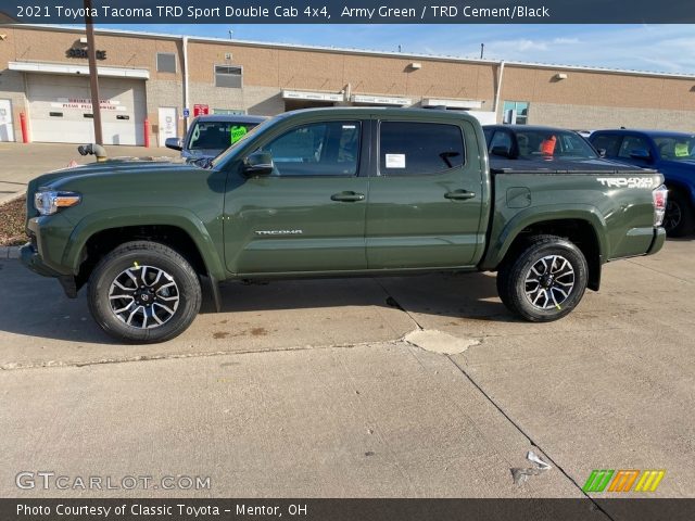 2021 Toyota Tacoma TRD Sport Double Cab 4x4 in Army Green