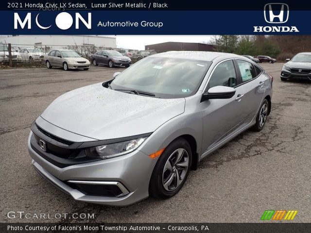 2021 Honda Civic LX Sedan in Lunar Silver Metallic