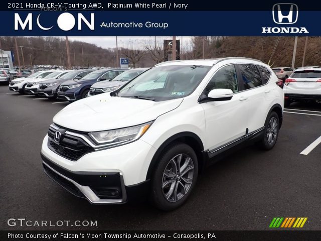 2021 Honda CR-V Touring AWD in Platinum White Pearl