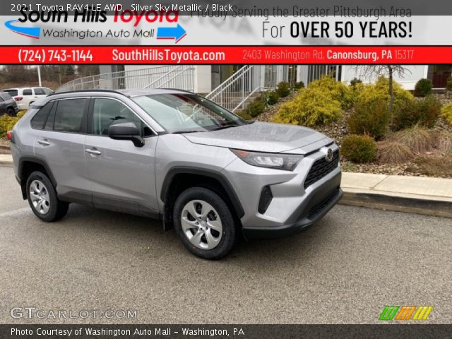 2021 Toyota RAV4 LE AWD in Silver Sky Metallic