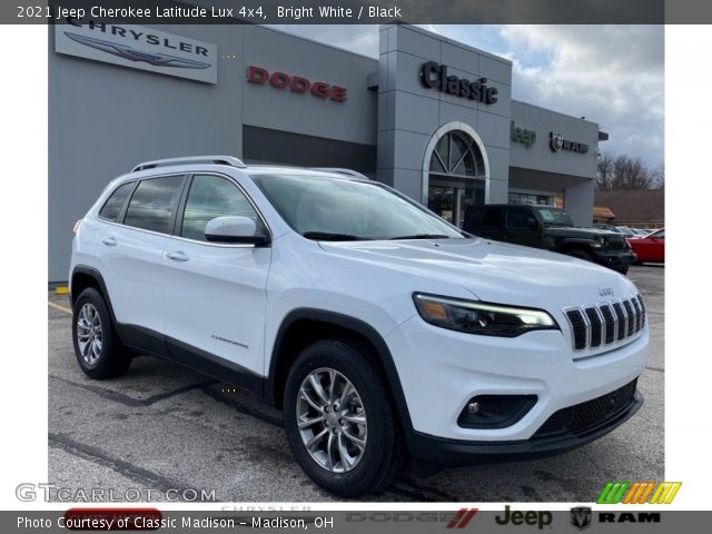 2021 Jeep Cherokee Latitude Lux 4x4 in Bright White