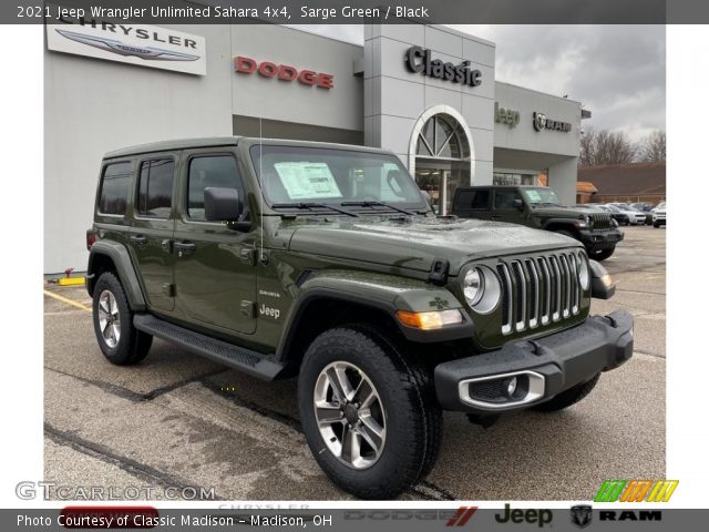 2021 Jeep Wrangler Unlimited Sahara 4x4 in Sarge Green
