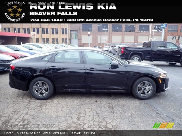2021 Kia K5 LXS in Ebony Black