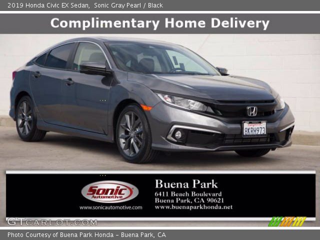 2019 Honda Civic EX Sedan in Sonic Gray Pearl