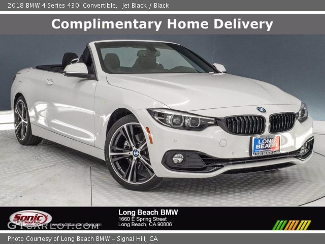 2018 BMW 4 Series 430i Convertible in Jet Black