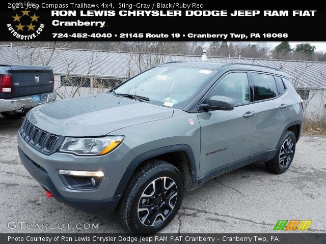 2021 Jeep Compass Trailhawk 4x4 in Sting-Gray