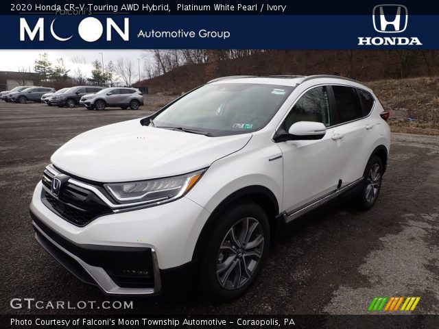 2020 Honda CR-V Touring AWD Hybrid in Platinum White Pearl