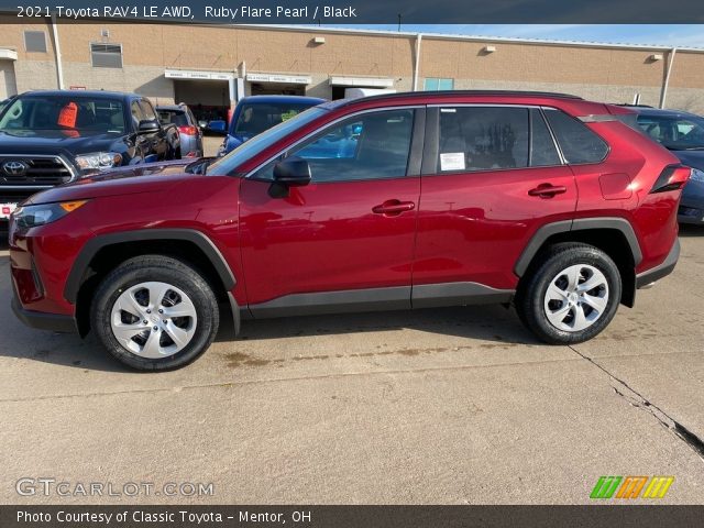 2021 Toyota RAV4 LE AWD in Ruby Flare Pearl