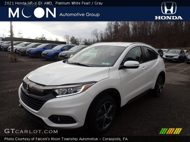 2021 Honda HR-V EX AWD in Platinum White Pearl