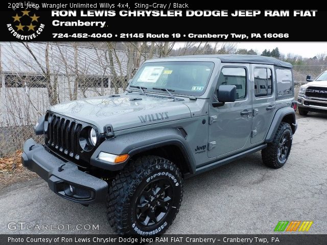 2021 Jeep Wrangler Unlimited Willys 4x4 in Sting-Gray