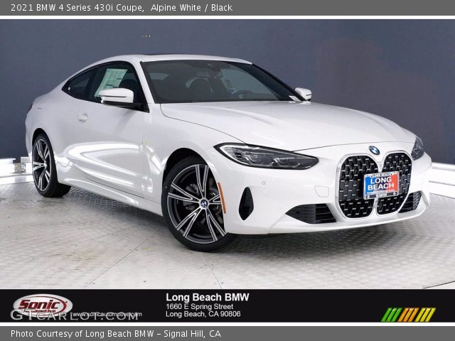 2021 BMW 4 Series 430i Coupe in Alpine White