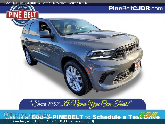 2021 Dodge Durango GT AWD in Destroyer Gray