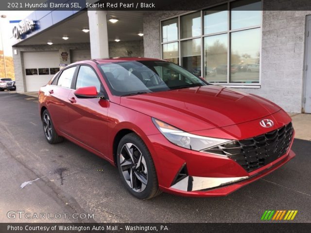 2021 Hyundai Elantra SEL in Scarlet Red Pearl