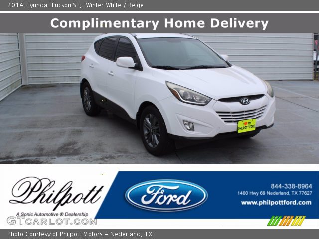 2014 Hyundai Tucson SE in Winter White