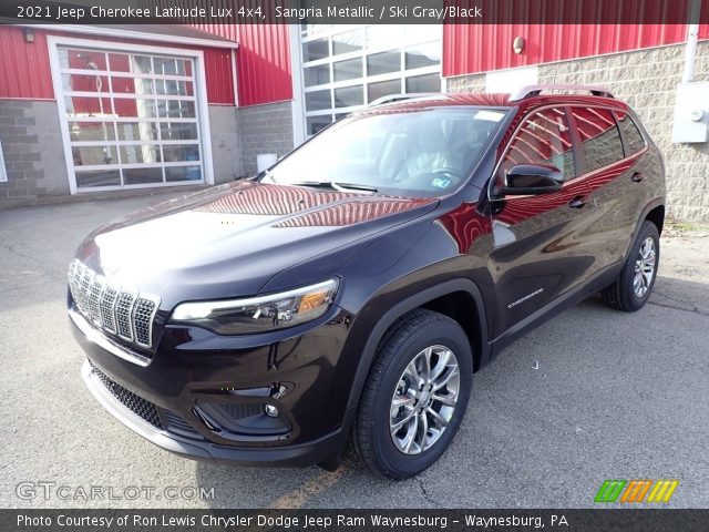 2021 Jeep Cherokee Latitude Lux 4x4 in Sangria Metallic