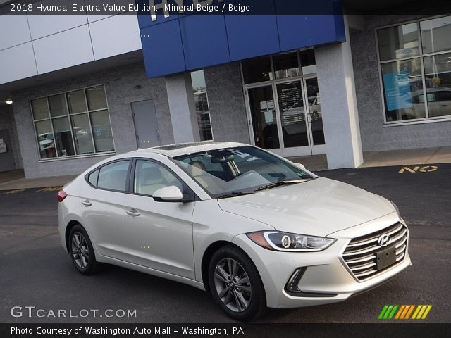 2018 Hyundai Elantra Value Edition in Mineral Beige