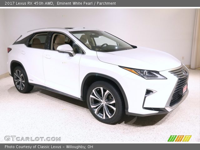 2017 Lexus RX 450h AWD in Eminent White Pearl