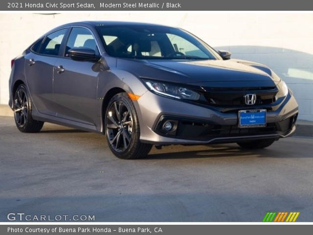 2021 Honda Civic Sport Sedan in Modern Steel Metallic