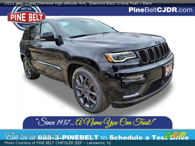 2021 Jeep Grand Cherokee High Altitude 4x4 in Diamond Black Crystal Pearl