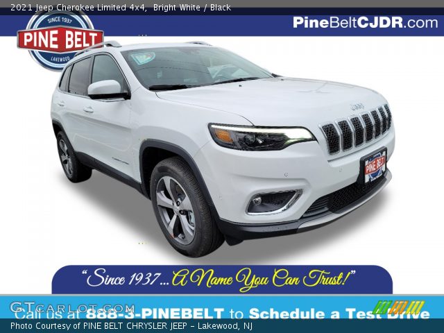 2021 Jeep Cherokee Limited 4x4 in Bright White