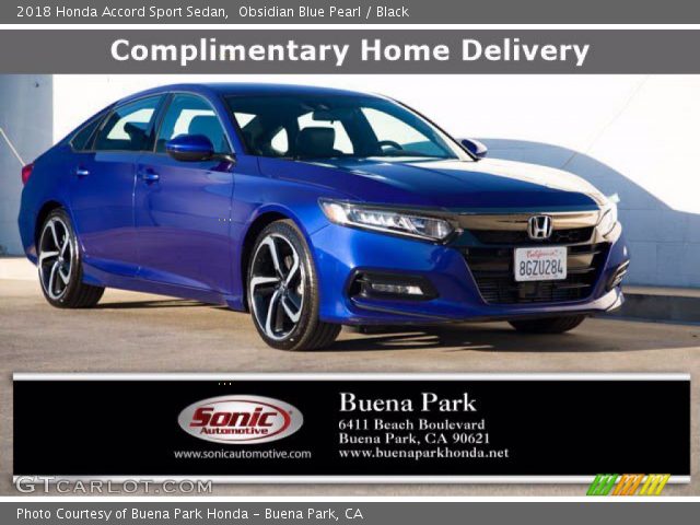 2018 Honda Accord Sport Sedan in Obsidian Blue Pearl