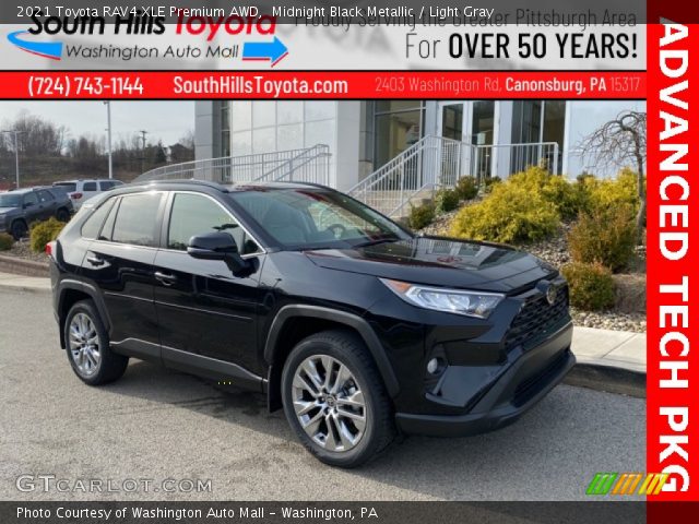 2021 Toyota RAV4 XLE Premium AWD in Midnight Black Metallic