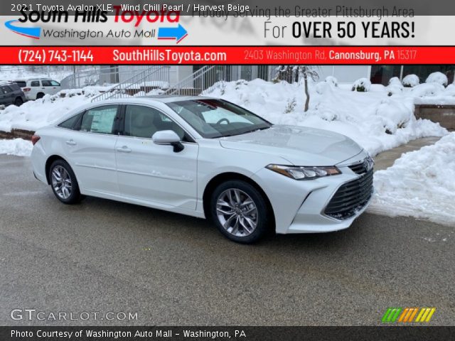 2021 Toyota Avalon XLE in Wind Chill Pearl