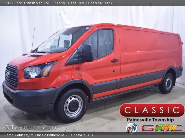 2017 Ford Transit Van 250 LR Long in Race Red