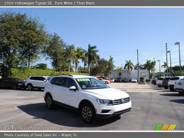 2020 Volkswagen Tiguan SE in Pure White