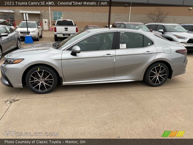 2021 Toyota Camry SE AWD in Celestial Silver Metallic