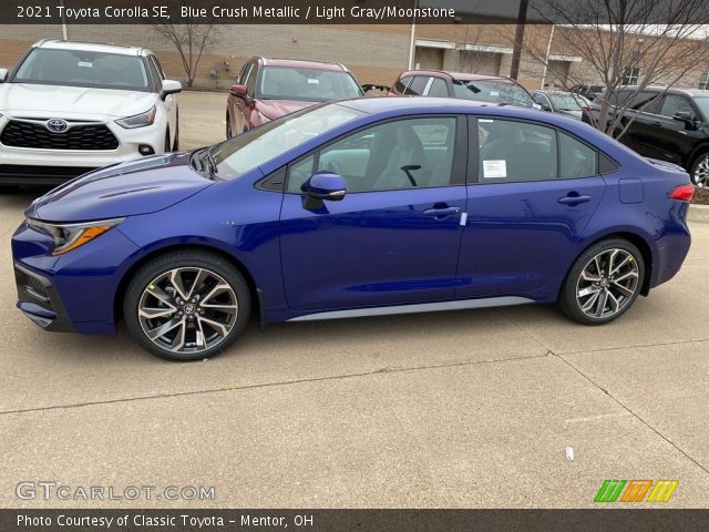 2021 Toyota Corolla SE in Blue Crush Metallic