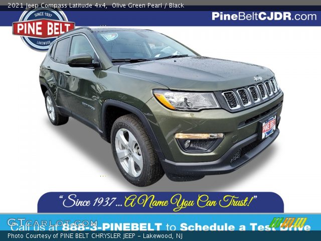 2021 Jeep Compass Latitude 4x4 in Olive Green Pearl