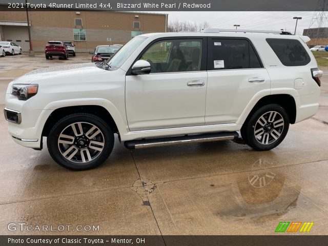 2021 Toyota 4Runner Limited 4x4 in Blizzard White Pearl