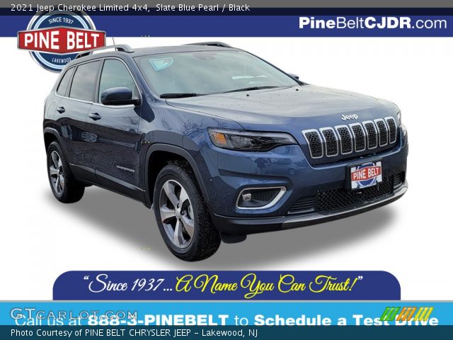 2021 Jeep Cherokee Limited 4x4 in Slate Blue Pearl