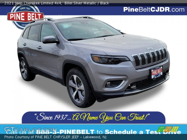 2021 Jeep Cherokee Limited 4x4 in Billet Silver Metallic