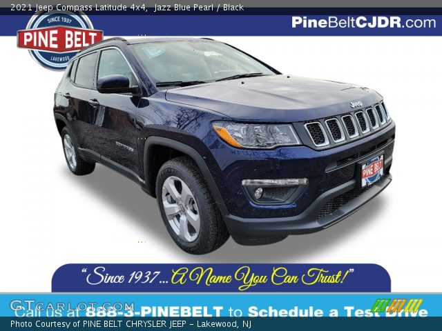 2021 Jeep Compass Latitude 4x4 in Jazz Blue Pearl