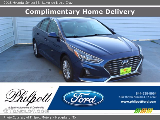 2018 Hyundai Sonata SE in Lakeside Blue