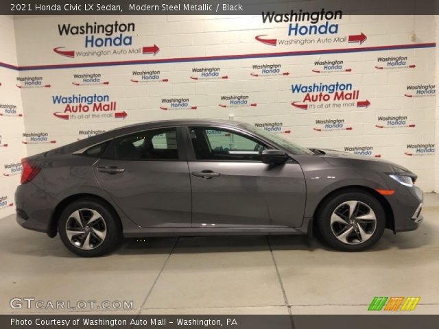 2021 Honda Civic LX Sedan in Modern Steel Metallic