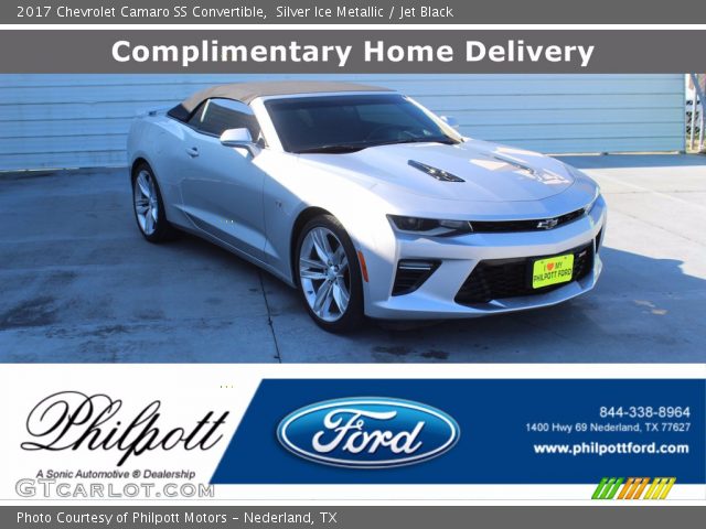 2017 Chevrolet Camaro SS Convertible in Silver Ice Metallic