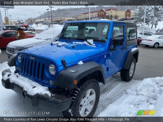 2015 Jeep Wrangler Sport 4x4 in Hydro Blue Pearl