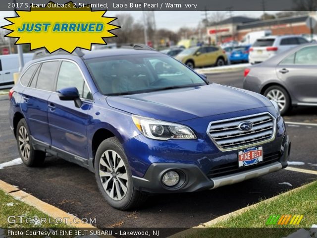 2017 Subaru Outback 2.5i Limited in Lapis Blue Pearl