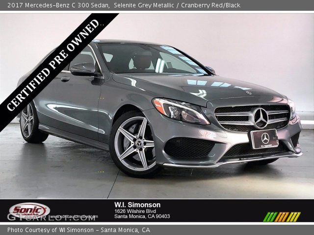 2017 Mercedes-Benz C 300 Sedan in Selenite Grey Metallic