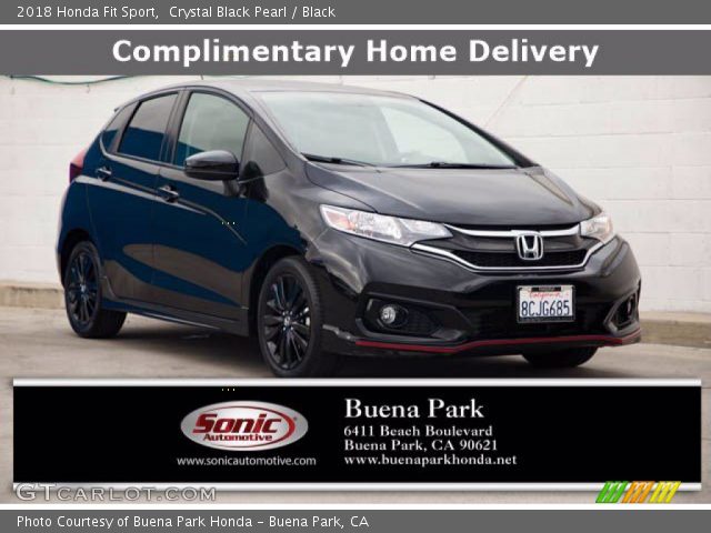 2018 Honda Fit Sport in Crystal Black Pearl