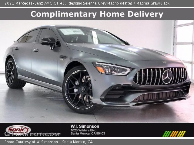 2021 Mercedes-Benz AMG GT 43 in designo Selenite Grey Magno (Matte)