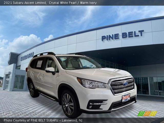 2021 Subaru Ascent Limited in Crystal White Pearl