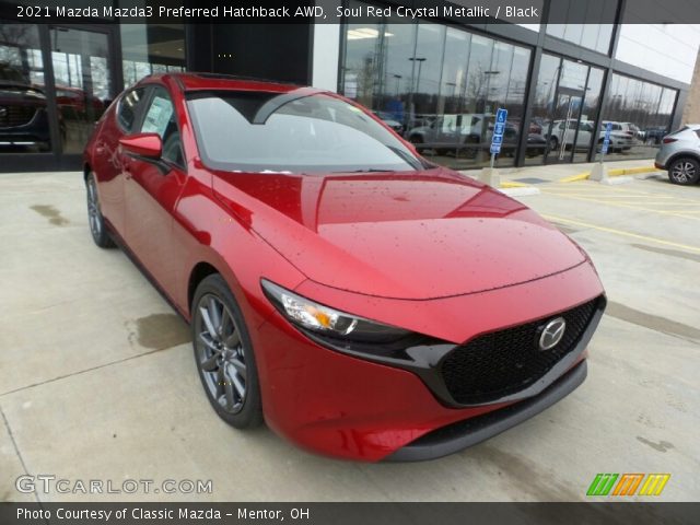 2021 Mazda Mazda3 Preferred Hatchback AWD in Soul Red Crystal Metallic