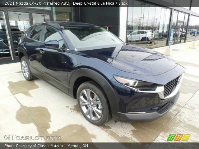 2021 Mazda CX-30 Preferred AWD in Deep Crystal Blue Mica
