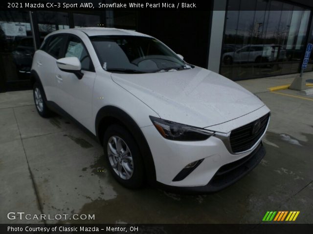 2021 Mazda CX-3 Sport AWD in Snowflake White Pearl Mica